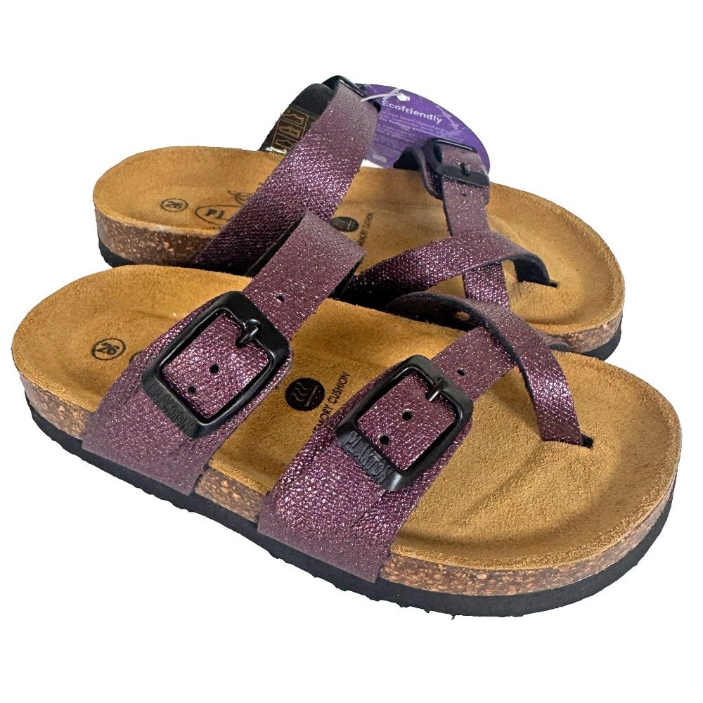 Plankton Leather Sandals Made in Spain Little Girl Size 8 NWT